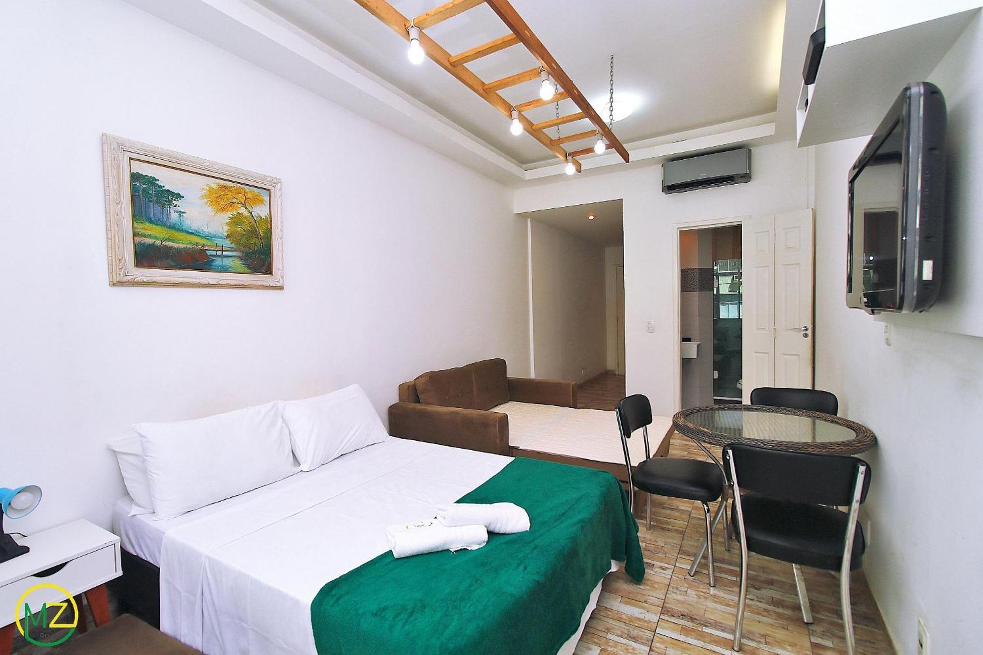 Studio Para 4 Pessoas Com Vista Mar Em Copacabana Rio de Janeiro Luaran gambar